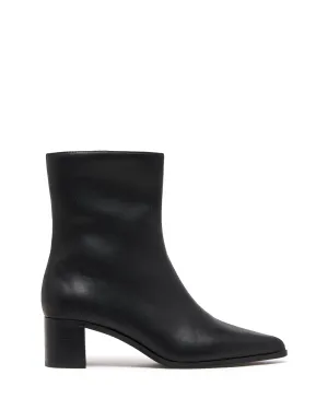 Paige Ankle Boot Black Smooth