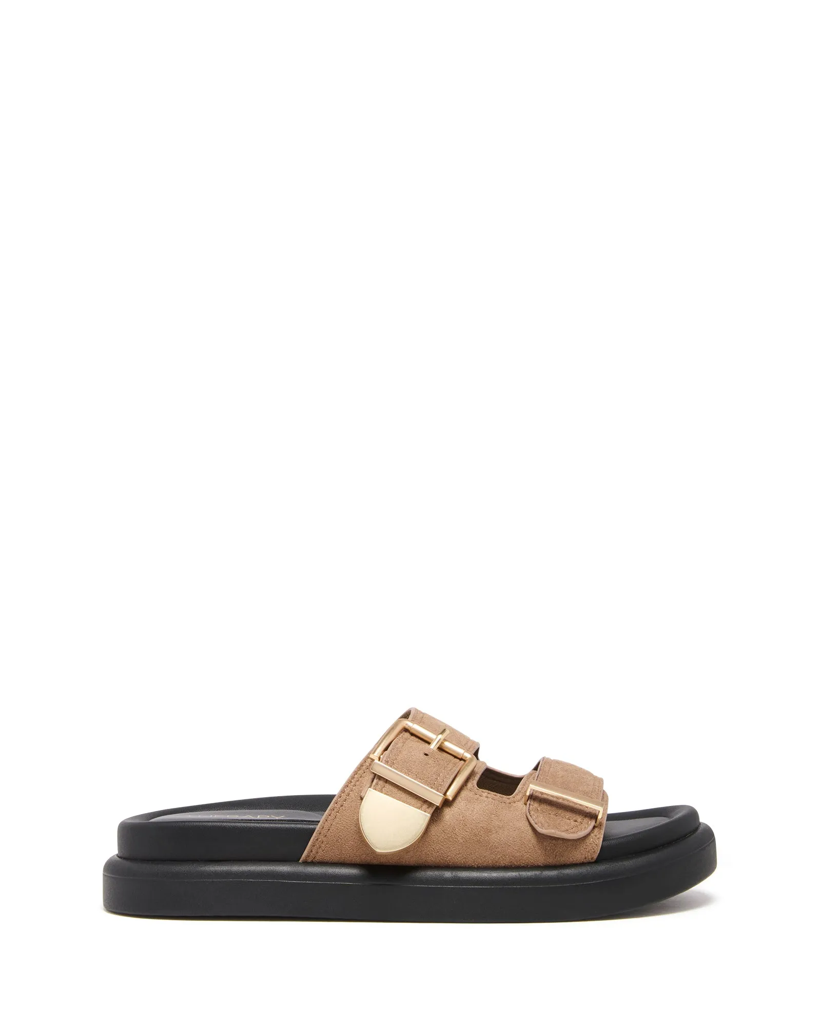Paxton Sandal Natural Microsuede