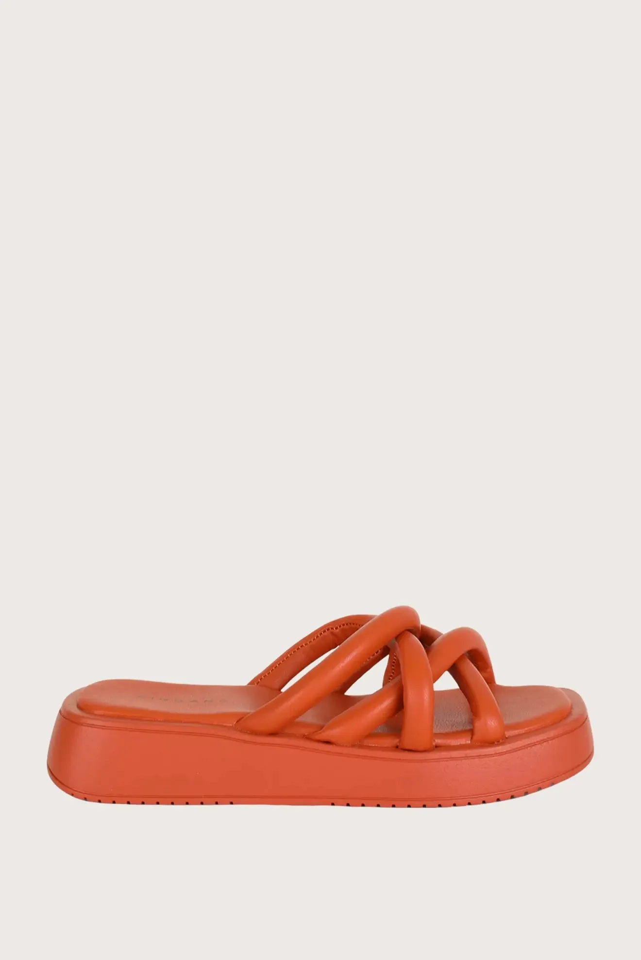 Pilea Orange Sandals