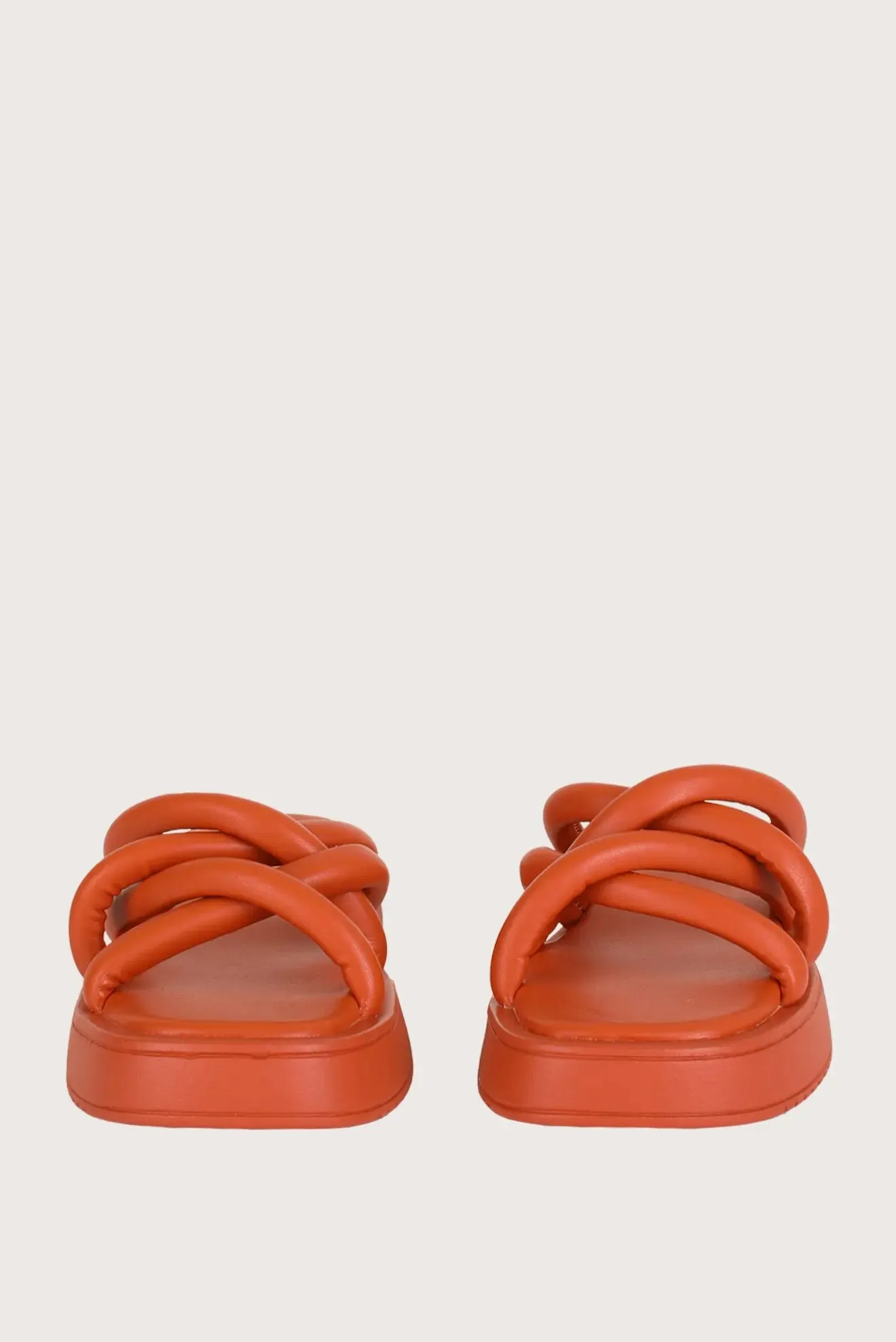 Pilea Orange Sandals