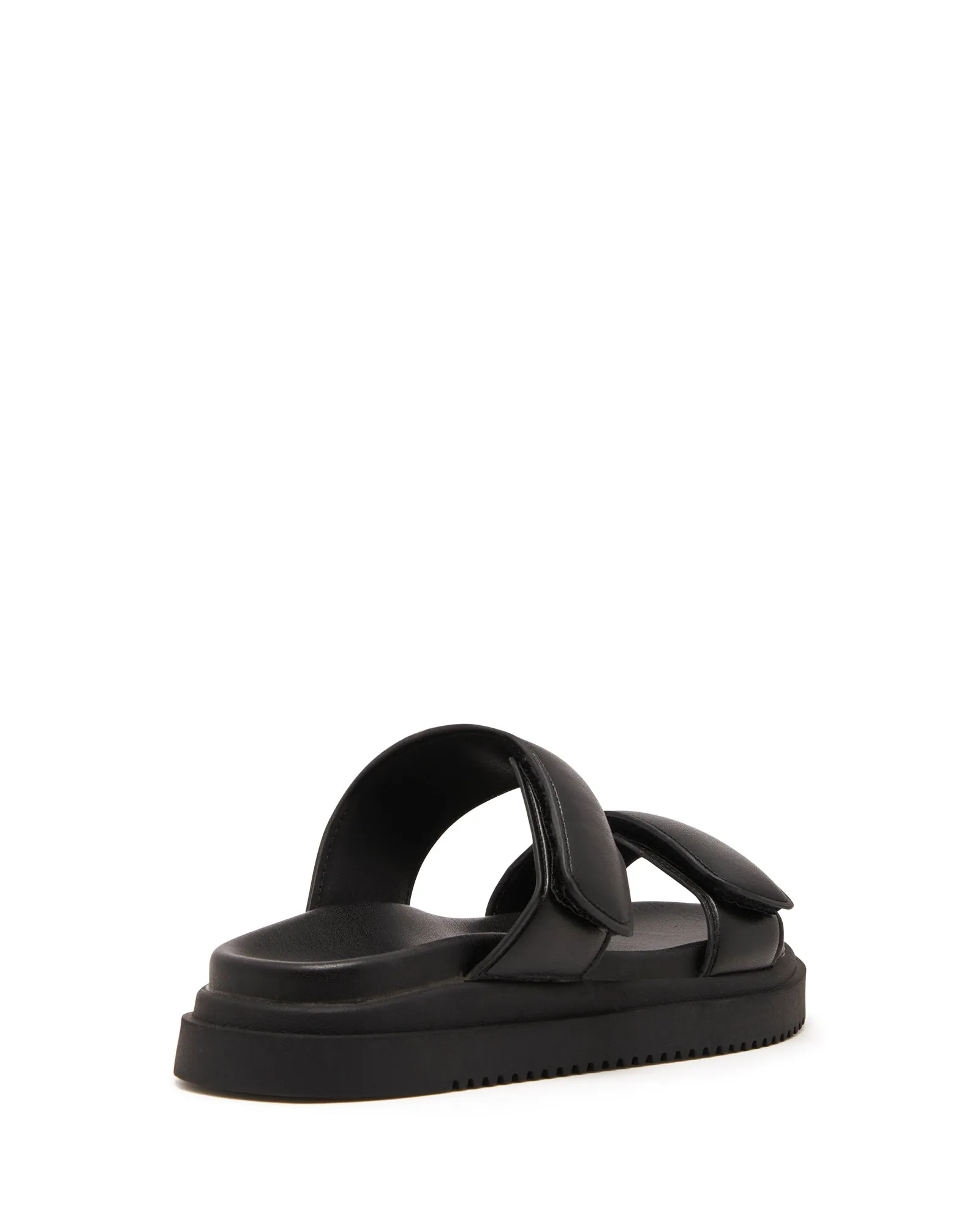 Pivot Flatform Sandal Black Smooth