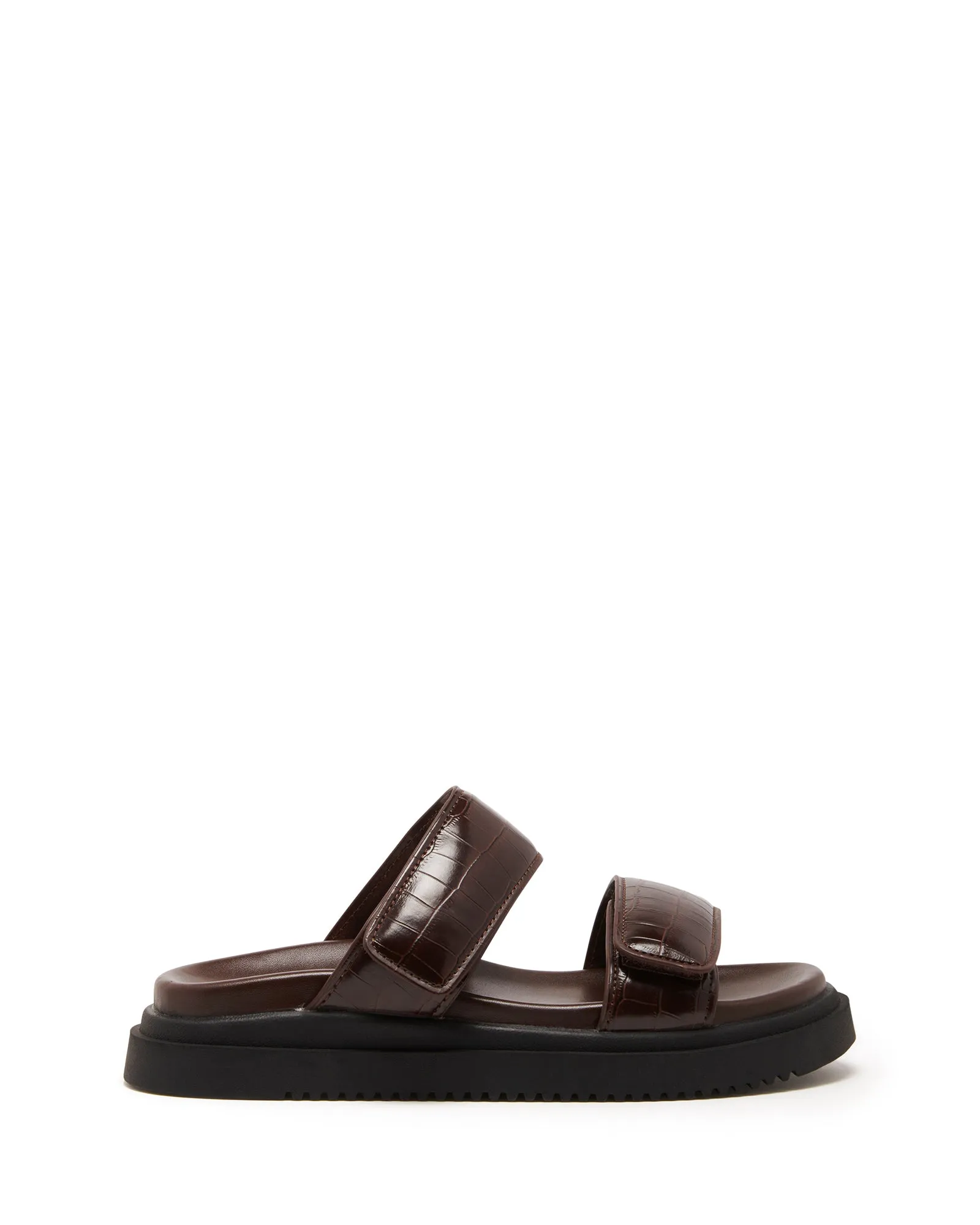 Pivot Flatform Sandal Chocolate Croc