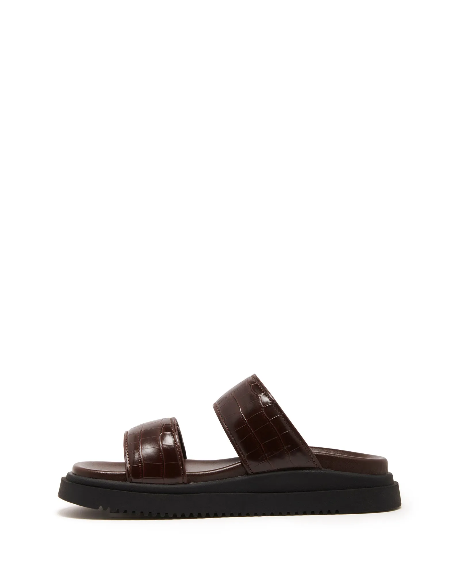 Pivot Flatform Sandal Chocolate Croc