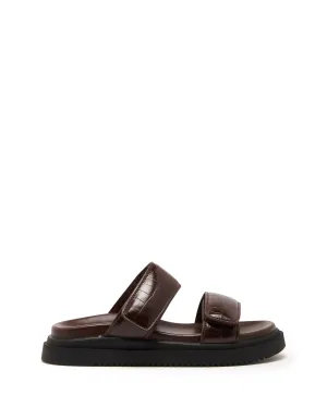 Pivot Flatform Sandal Chocolate Croc