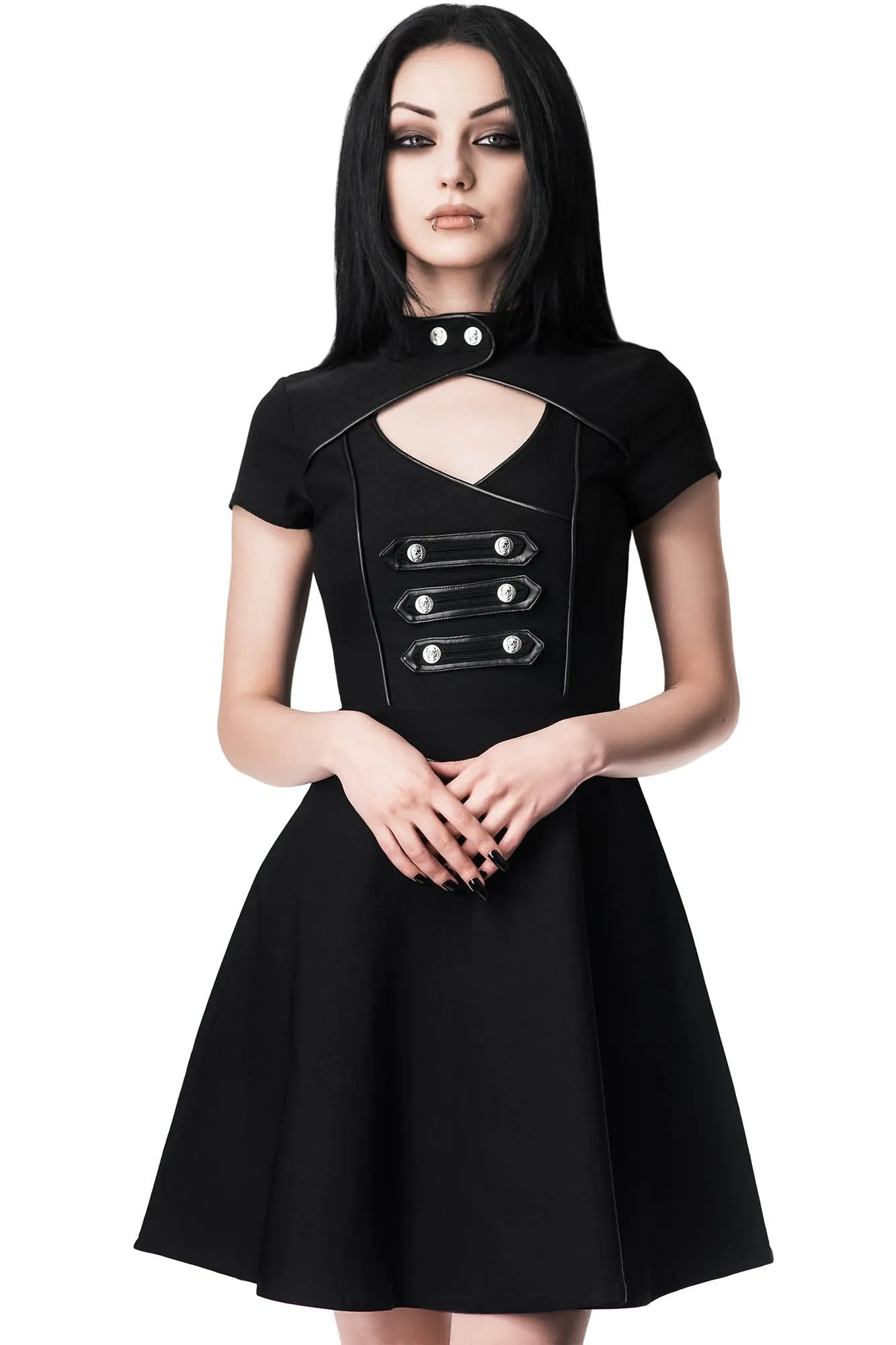 Regiment Skater Dress - Resurrect