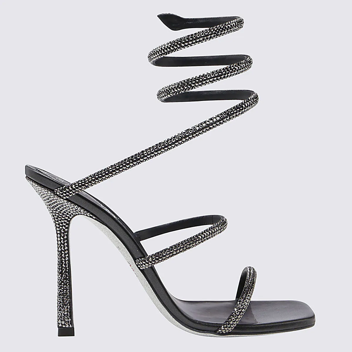 René Caovilla Wraparound Heeled Sandals