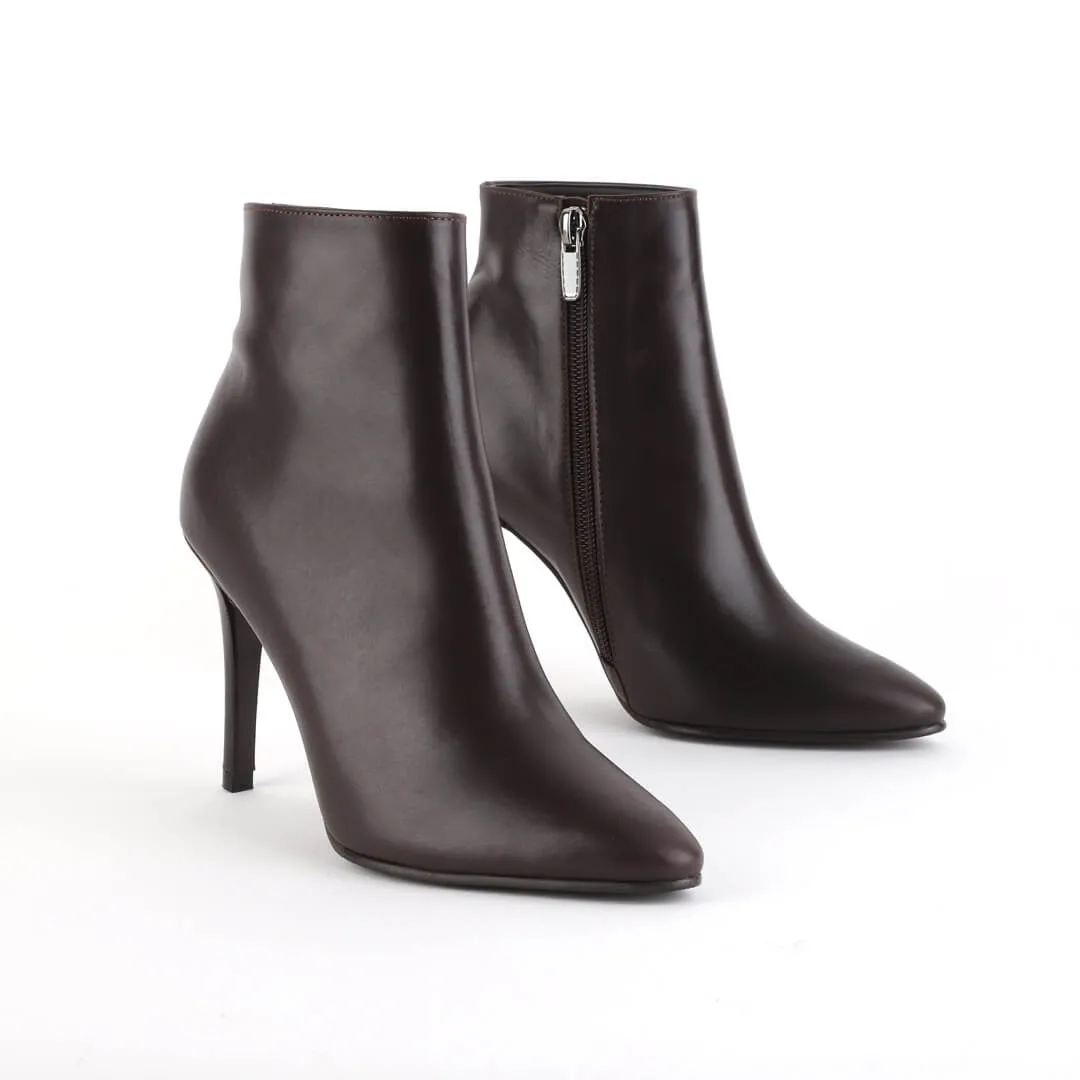 *UK size 1  - BOIMA CHOCOLATE - brown suede, 7cm heels
