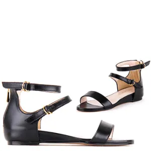*UK size 13 - PIPER - black , 2cm heels