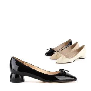 *UK size 2.5 - NEW HENRIETTA - black, 3cm heels