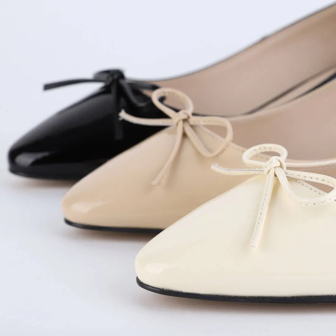 *UK size 2.5 - NEW HENRIETTA - black, 3cm heels