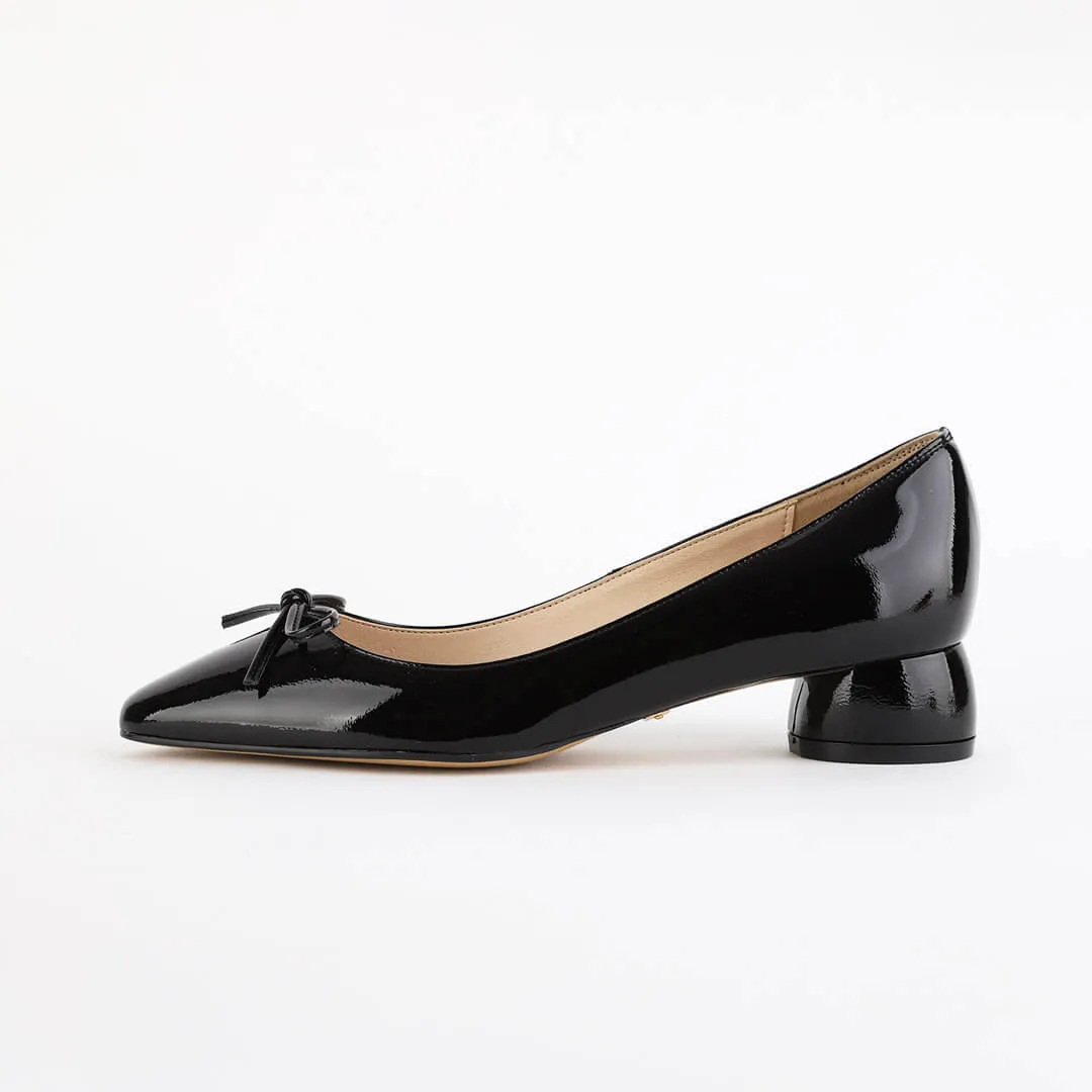 *UK size 2.5 - NEW HENRIETTA - black, 3cm heels