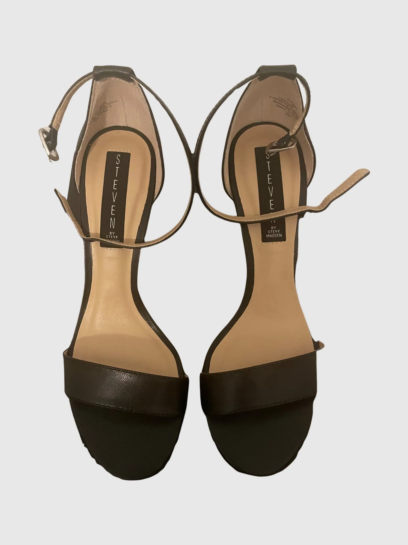 VIENNA BLACK LEATHER SANDALS - SM REBOOTED