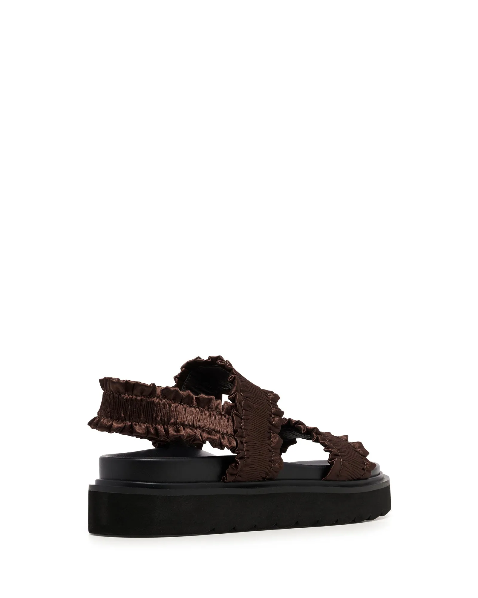 Vissta Sandal Chocolate Satin
