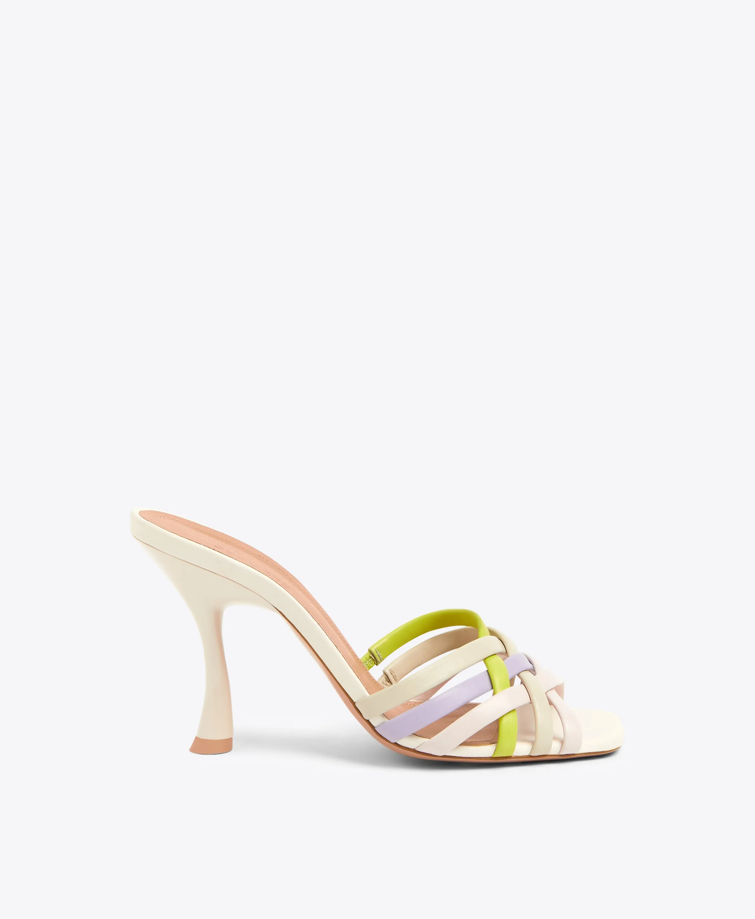 West 90 Multicolour Leather Sandals