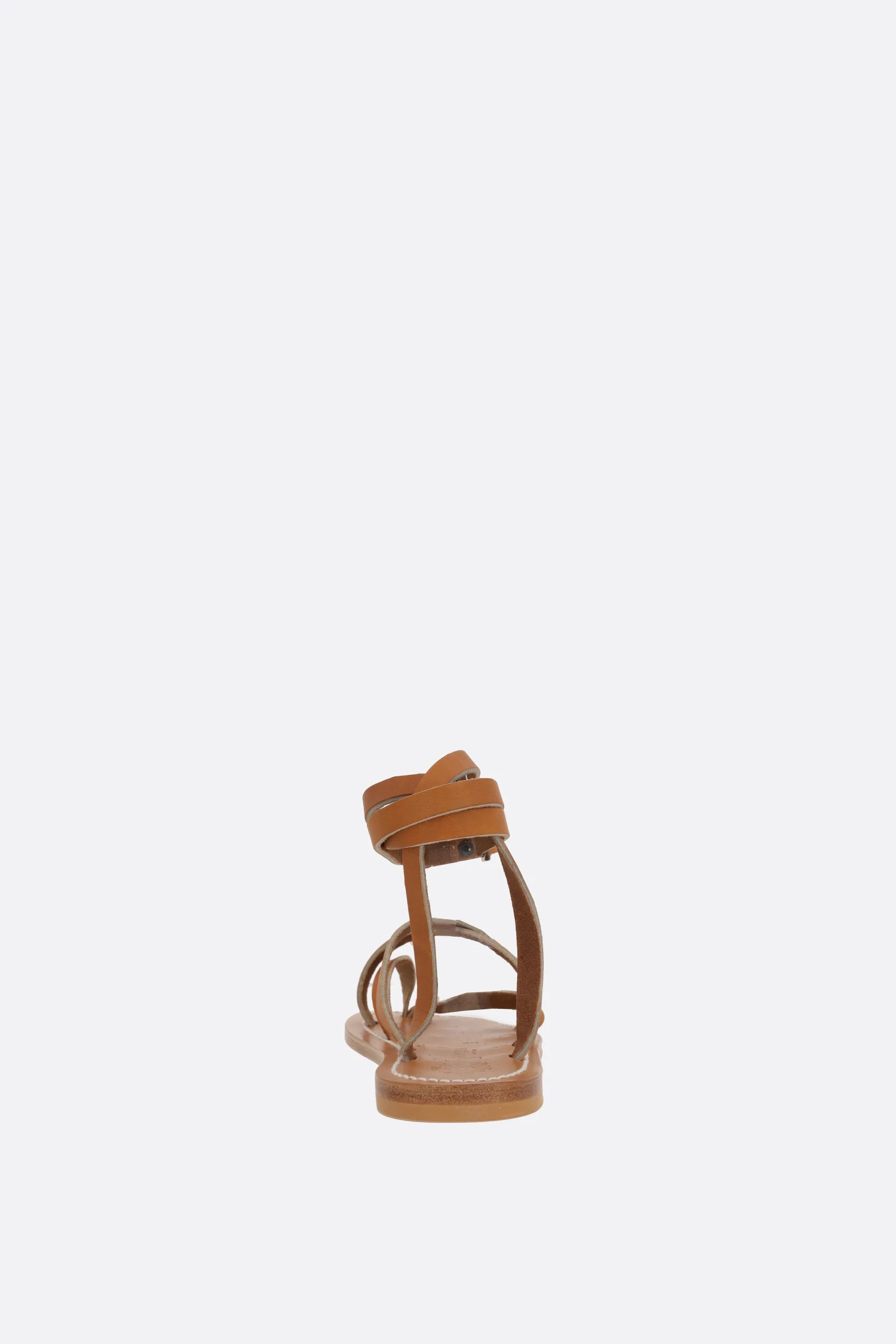 Zenobie thong sandals in smooth leather
